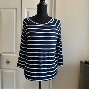 Mix by 41 Hawthorn Raglan Striped Top SzM